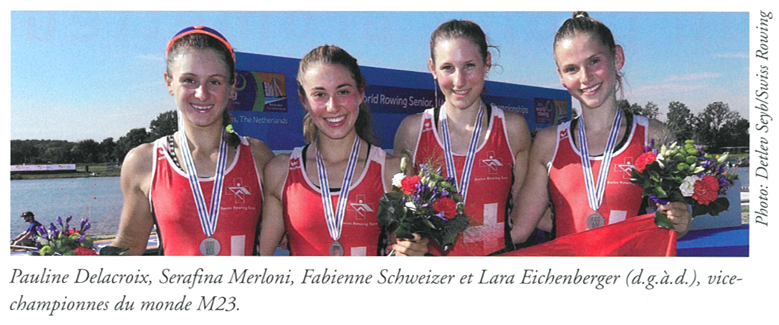 Juniorinnen Silber an der WM Rotterdam für Lara Eichenberger
