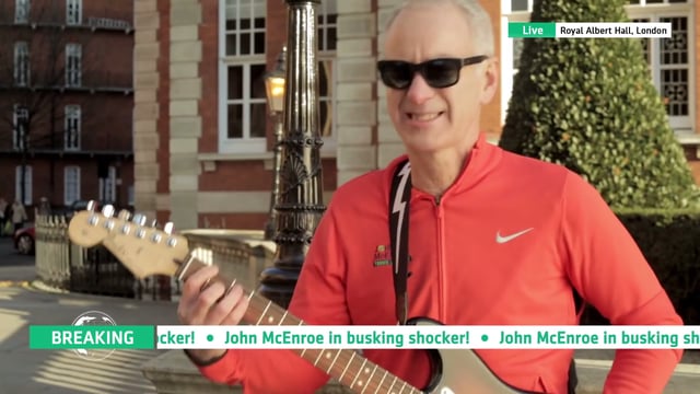 Aegon - John McEnroe Busking