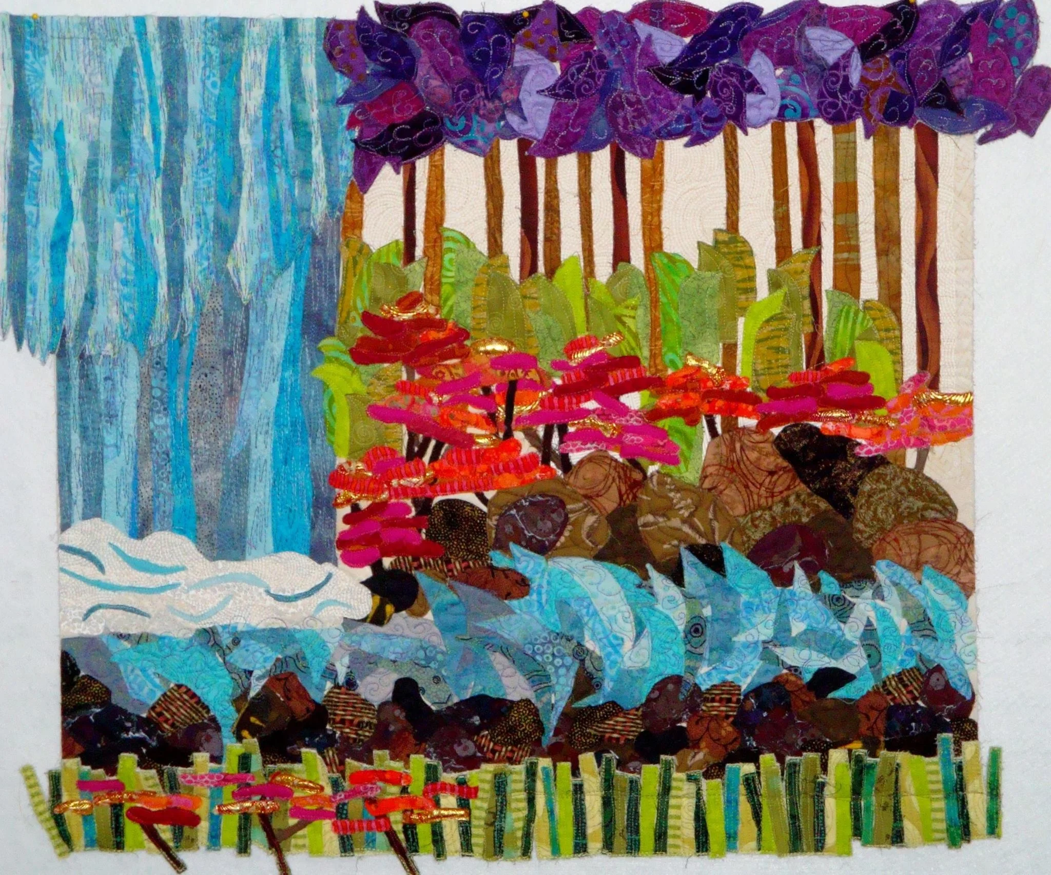 Waterfall 23 ½” X 25” SOLD