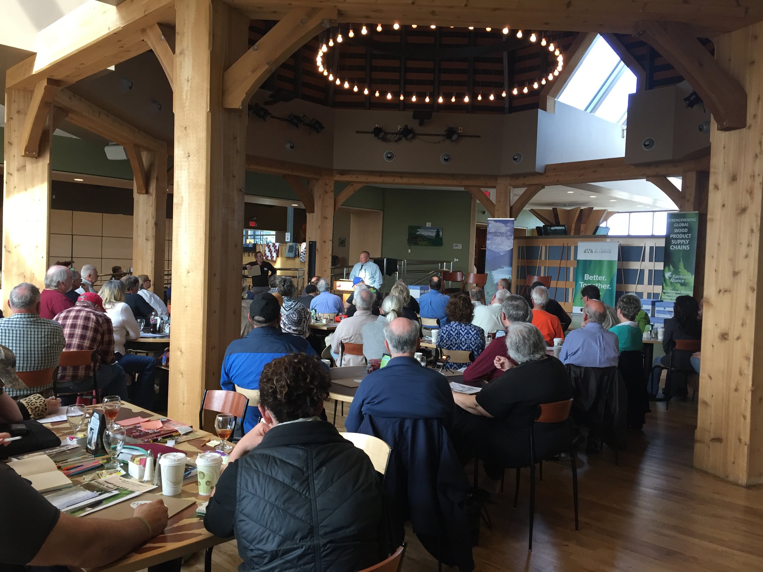 Landowner event at the heartwood center, Abingdon, VA