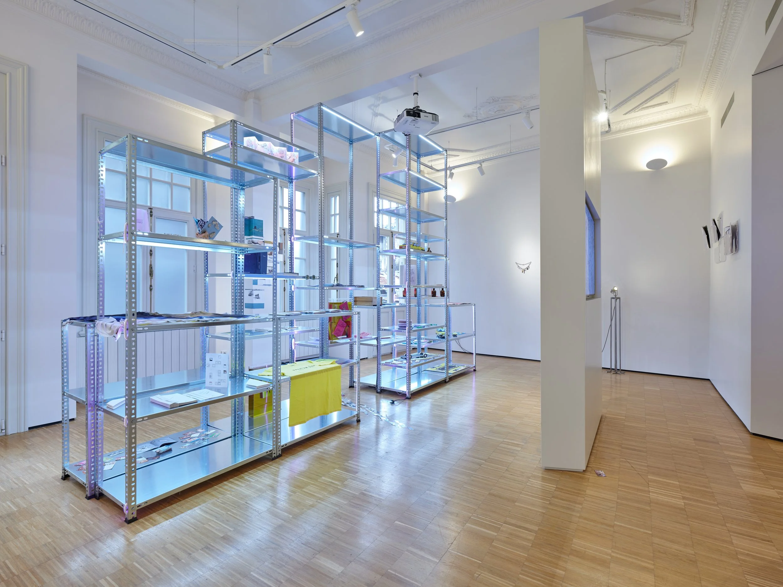 Installation view of Vanilla, Grass, Almond exhibition, 2026, Photo by Barış Özçetin.