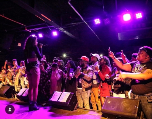 Sevyn performing in Cleveland, Ohio. Photo courtesy of her IG.