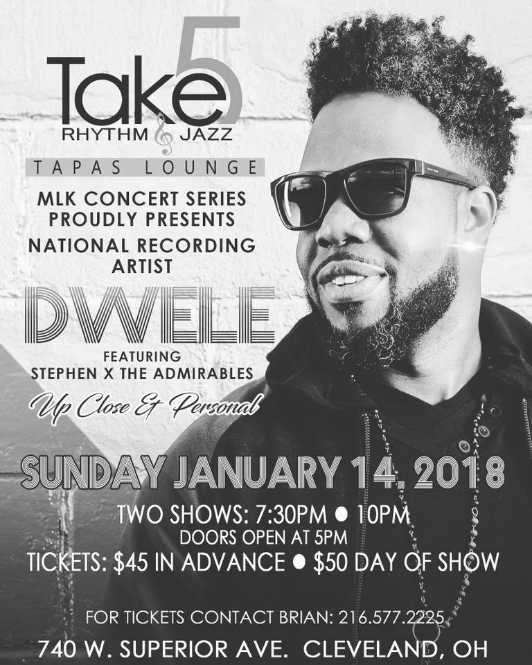 [Cleveland, OH] Singer, Songwriter Dwele comes to Cleveland for 2 shows on 1 night
