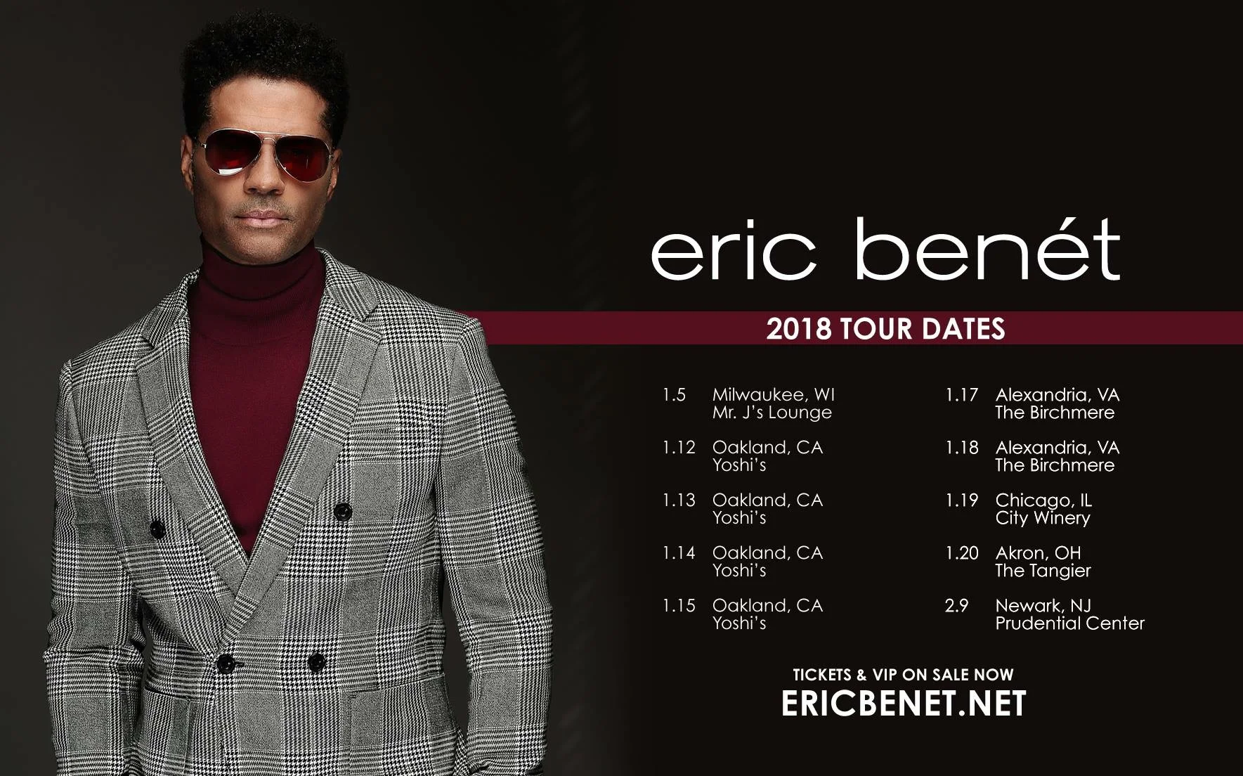 [Akron, OH] Eric Benét performing live at Tangier Event & Entertainment Ctr.