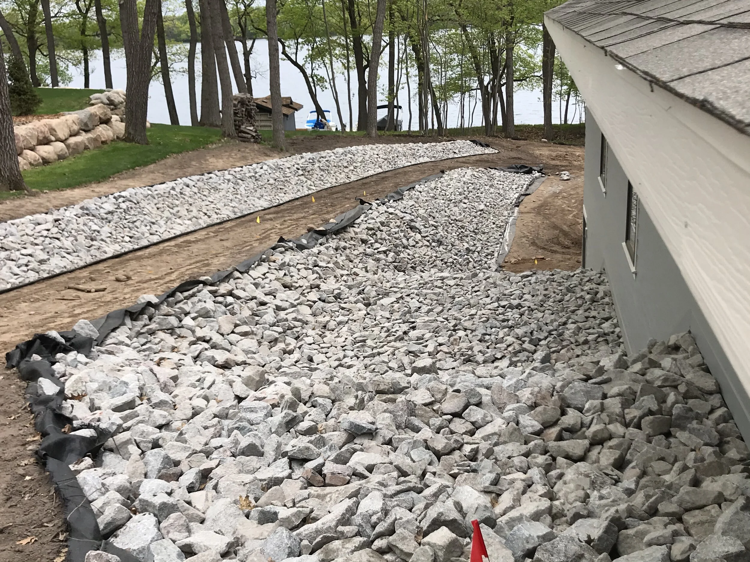 Rip Rap Rock Landscaping & Installation in Minnesota — Supreme Lawn