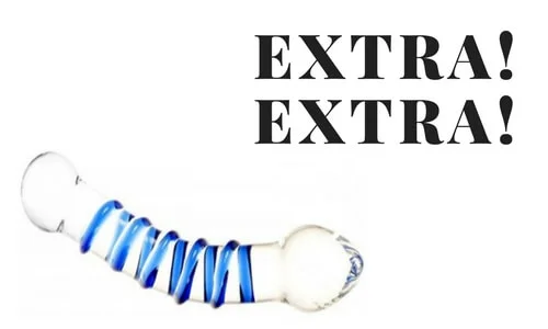 Extra! Extra! Read all about it -  The Textured Ice G-Spot Teaser