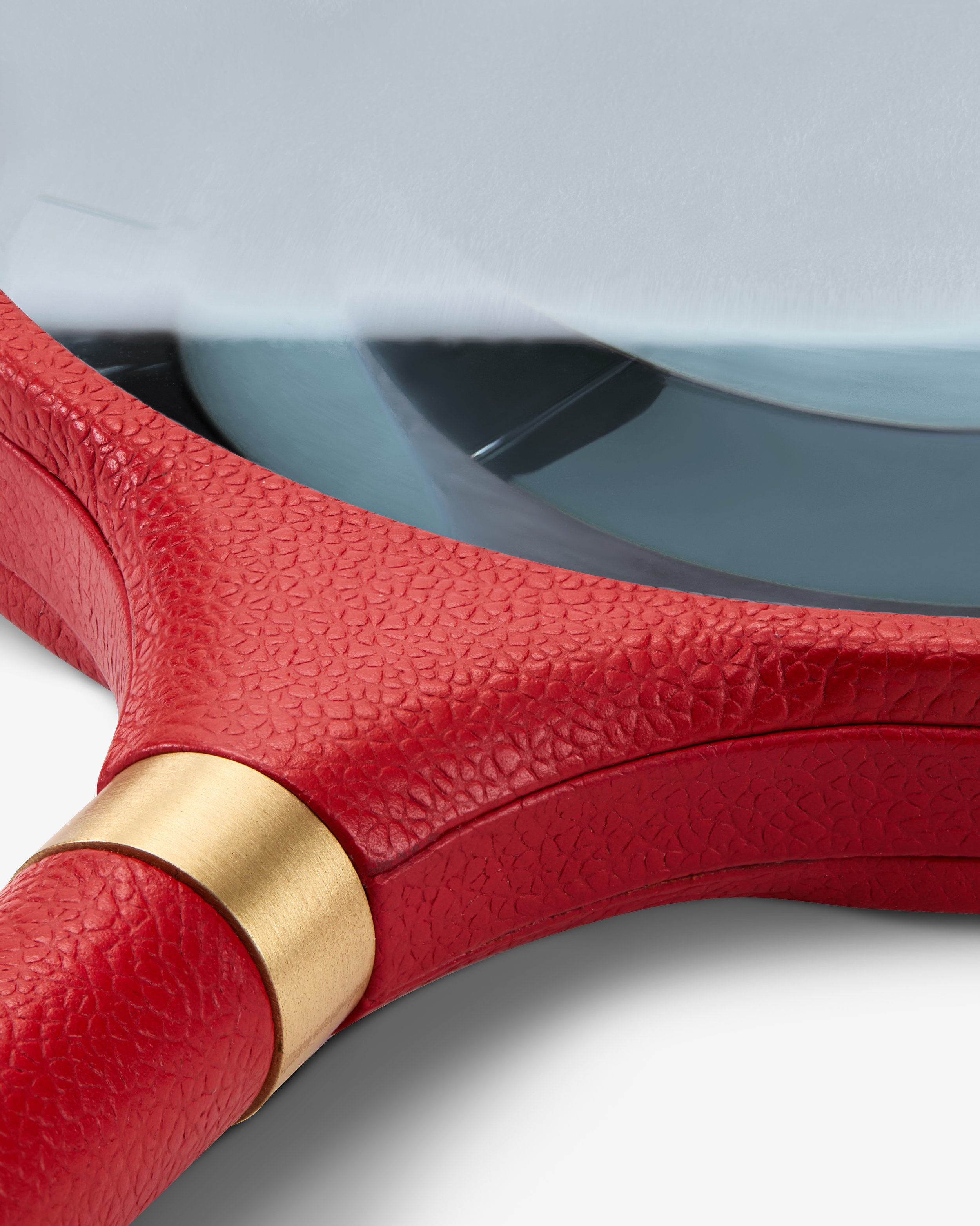 Library Collection_Archival Magnifying Glass_Red Leather Brass_Detail_Assouline_2025.jpeg