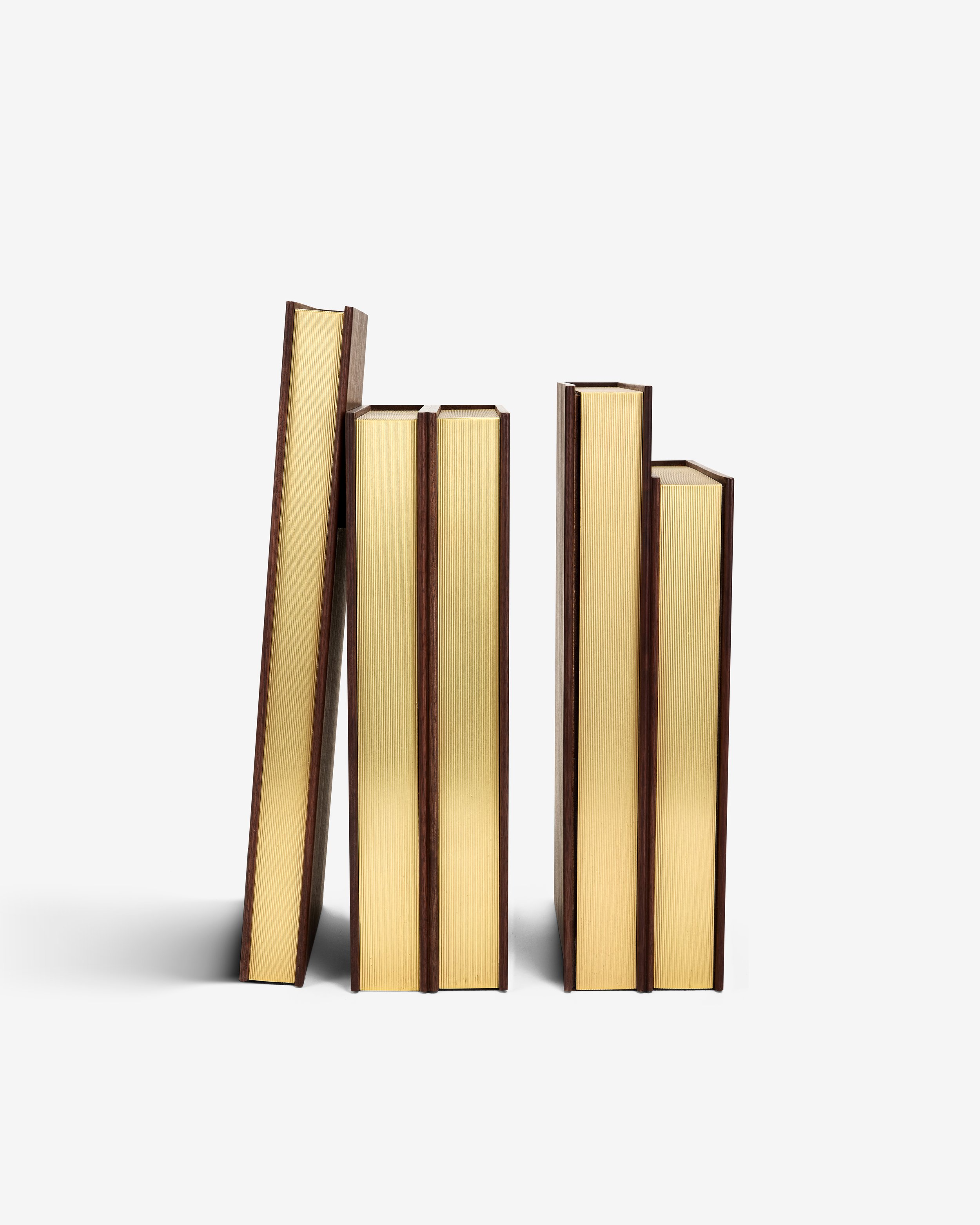 Library Collection_Library Bookends_Walnut Wood Brass_Straight On_Assouline_2025.jpeg