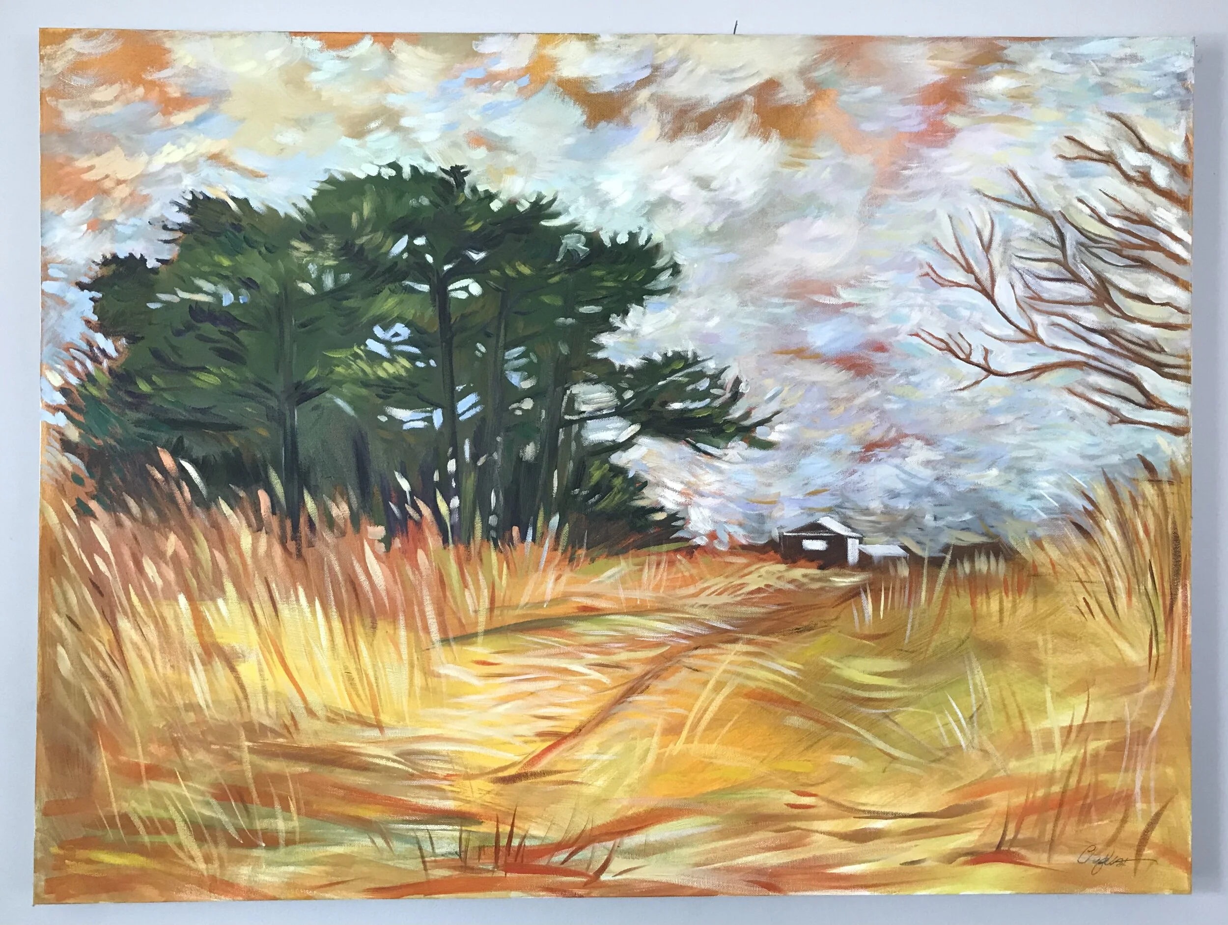 Working Artists Create in Pop-Up Studio at Wiscasset Art Walk