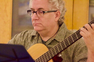 Jonathan Waldo plays classical guitar. (Bob Bond photo)