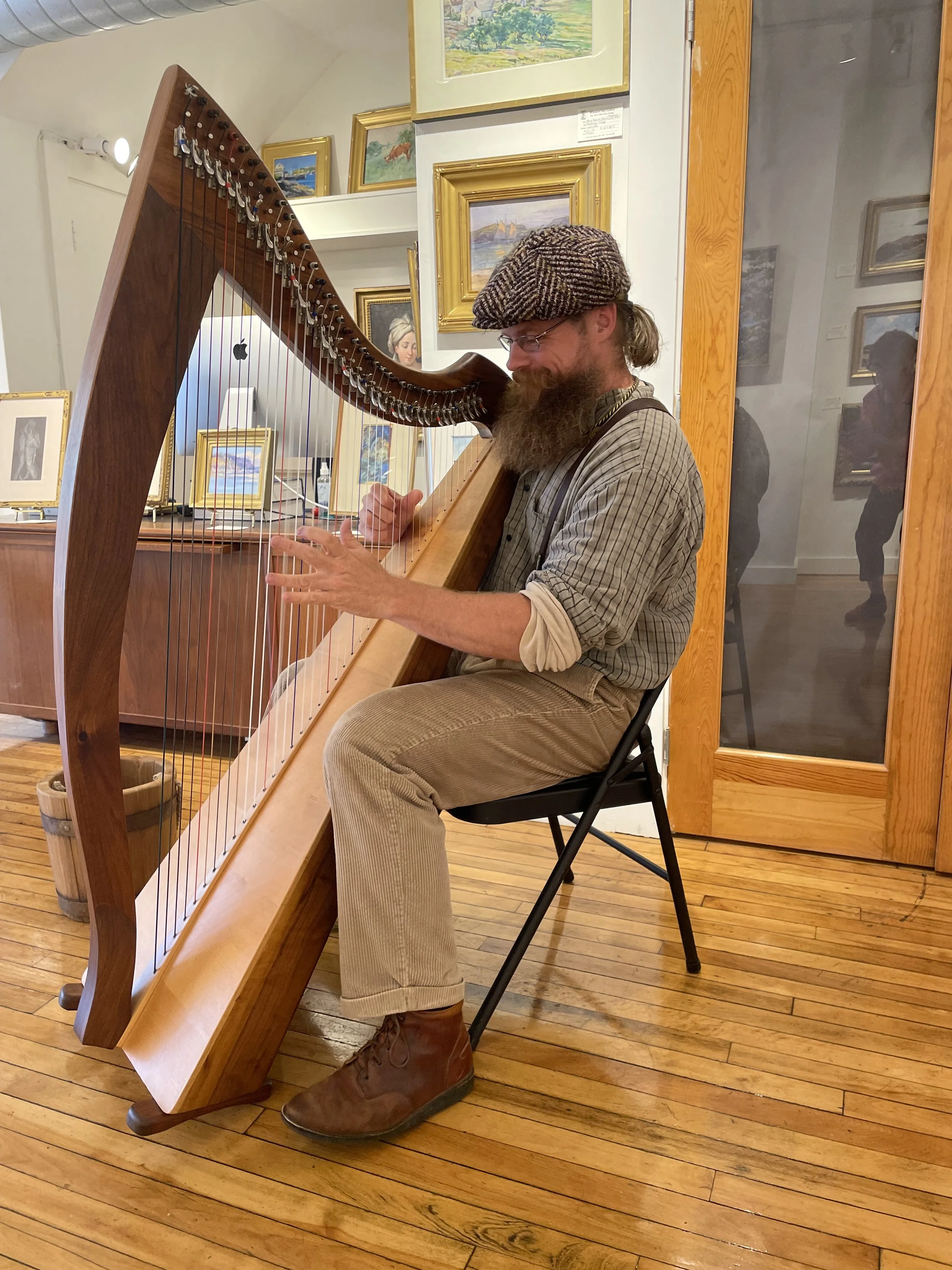 Alex Bigney in Wiscasset Bay Gallery