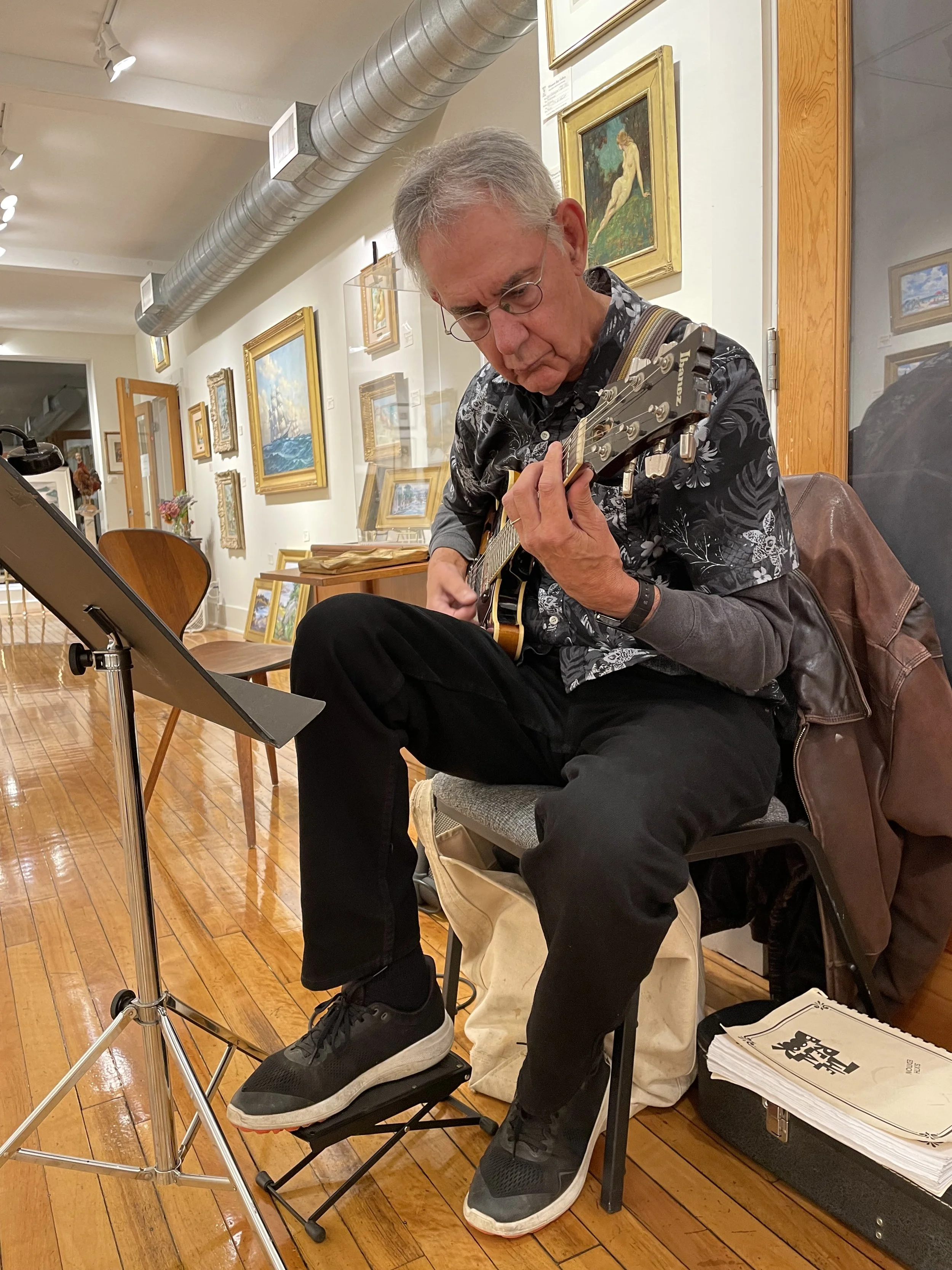 Dave Lawlor in Wiscasset Bay Gallery