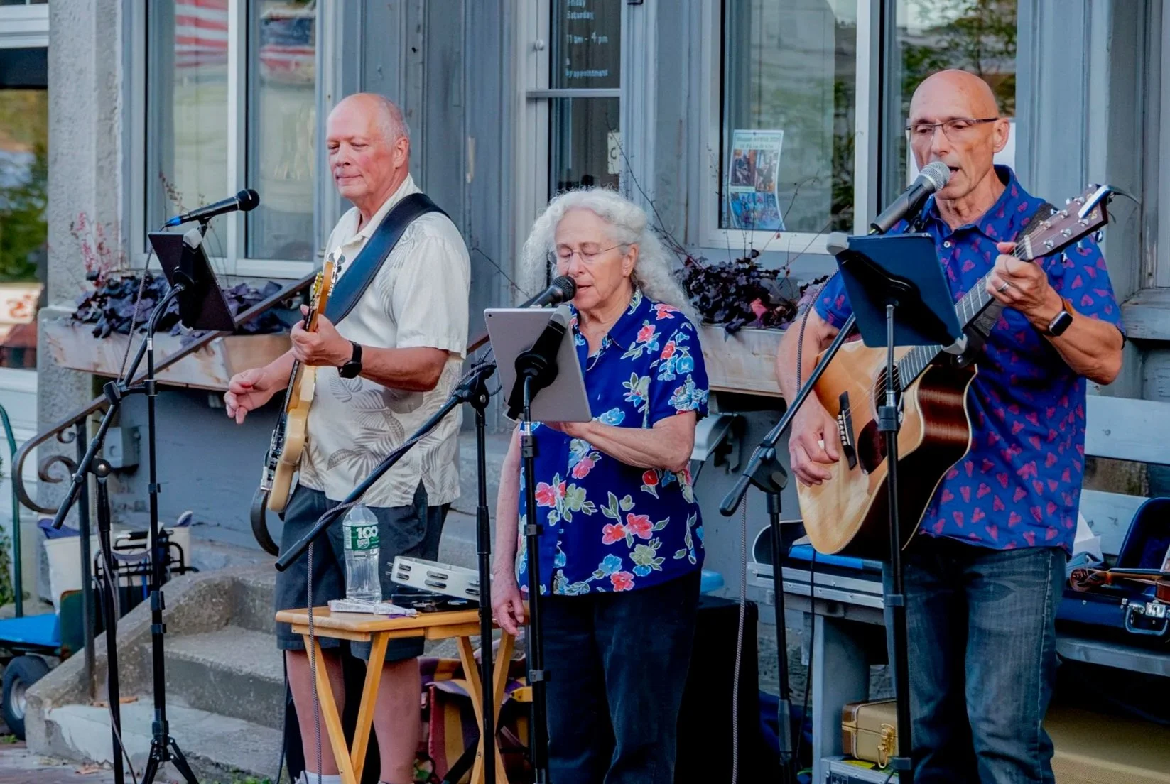 Long Branch on the Village sidewalk