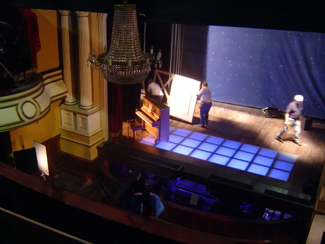 Mrs Henderson Presents, feature film, the Windmill Theatre stage build, designed Hugo Luczyc-Wyhowski, directed by Stephen Frears (asst. art director credit)