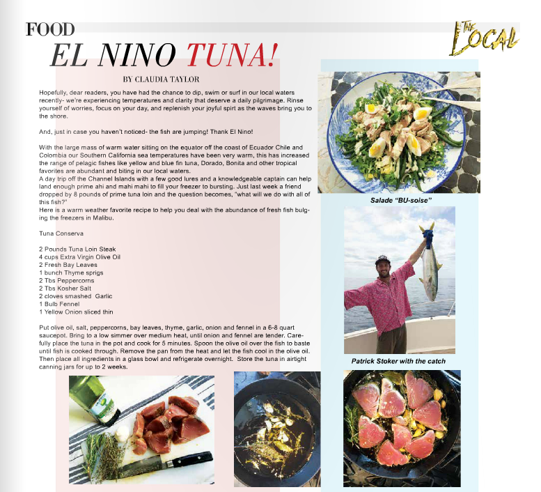 EL NINO TUNA - LOCAL MALIBU MAGAZINE