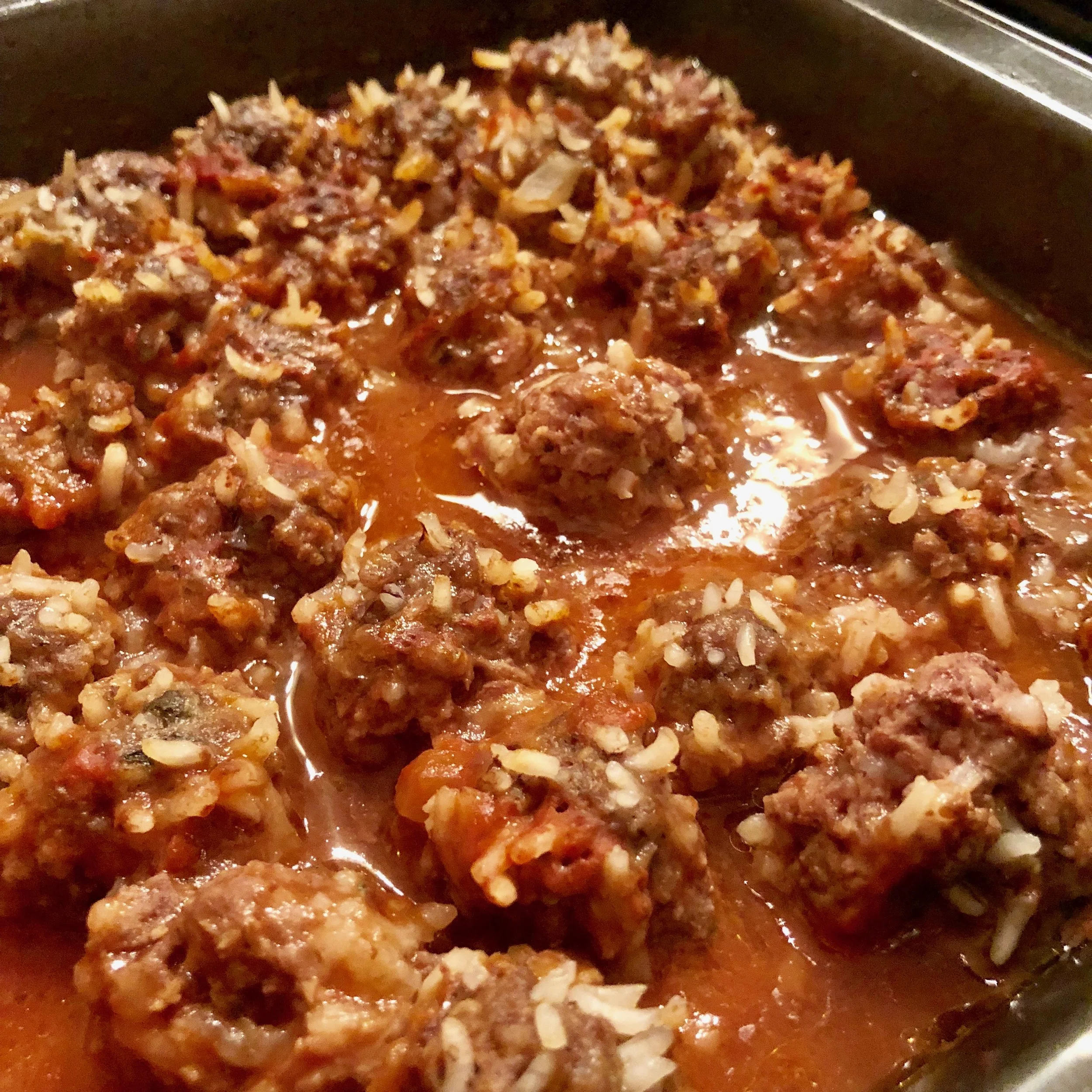 Nana's Porcupine Meatballs