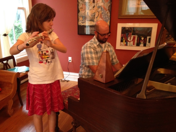 Woodwind instructor Matt Janiszewski