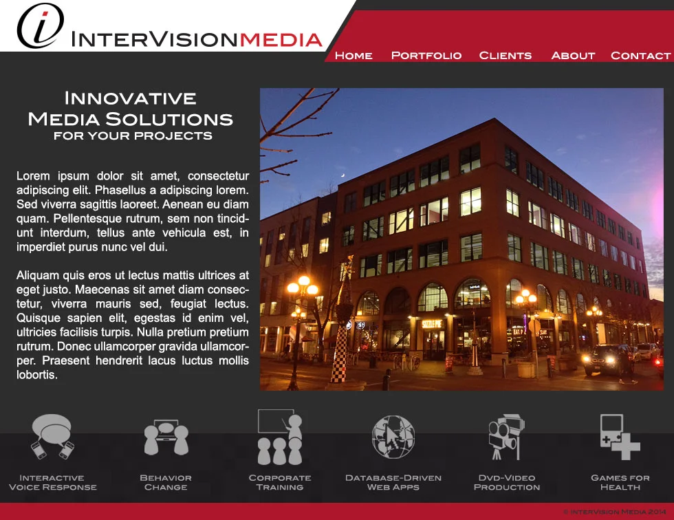 InterVision Website Idea