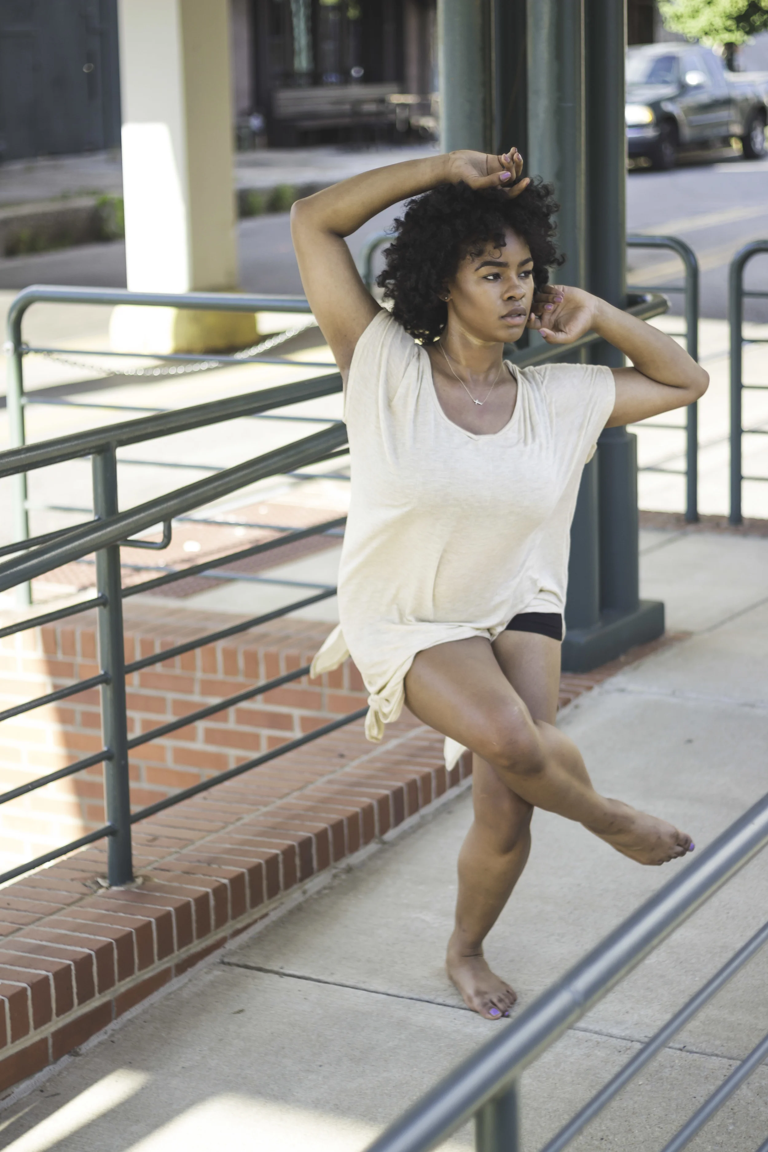 train station main st memphis tn dancer portrait