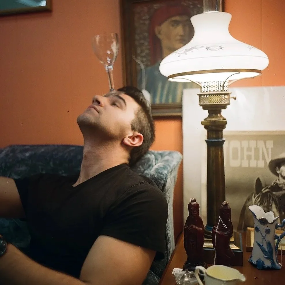 This is what I&rsquo;m gonna look like trying to entertain myself if we lose power this weekend from the winter storm&hellip; 🙃 

(That glass will also have been full at some point cause after living in TX during the ice storm of 2021 when the grid 