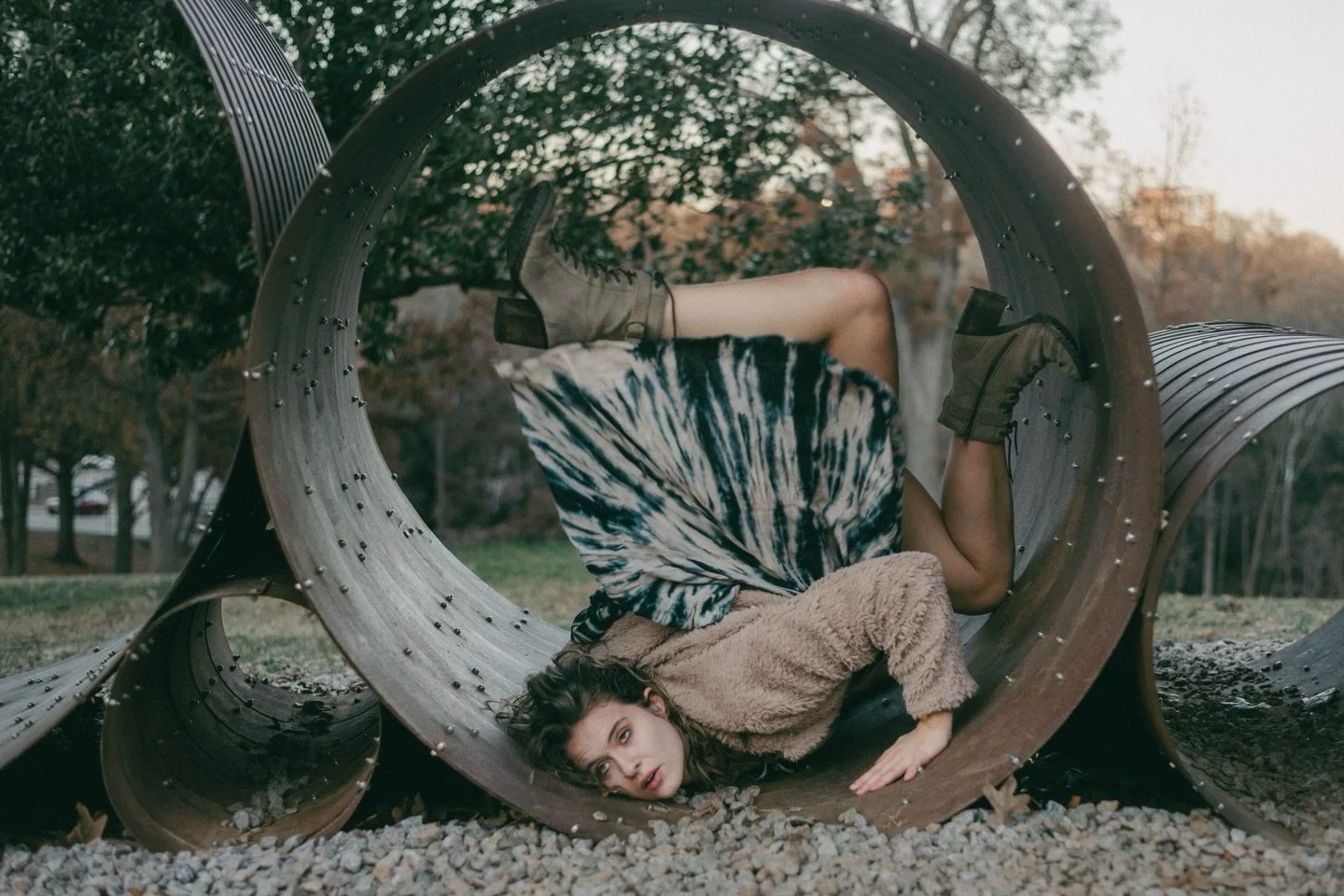 Omg my work was selected to be in an exhibition that opens in one week!!! 🫨

This image, which I&rsquo;ve titled &ldquo;stuck in momentum&rdquo;, will be featured alongside others that invoke whimsy. 

Shooting with Stazia was a whirlwind of whimsy&