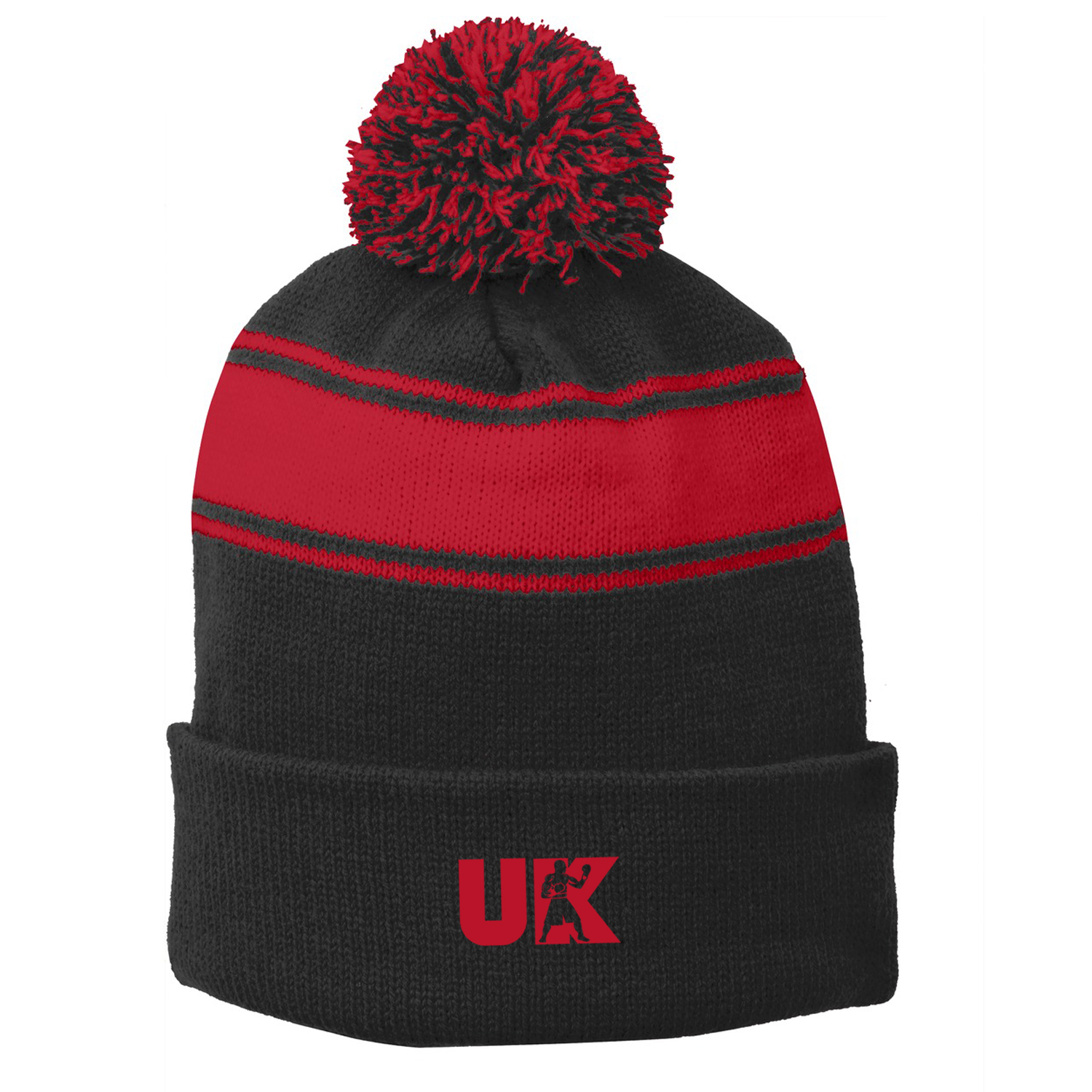 UpperKuts Boxing Fall Pom Pom Hat 