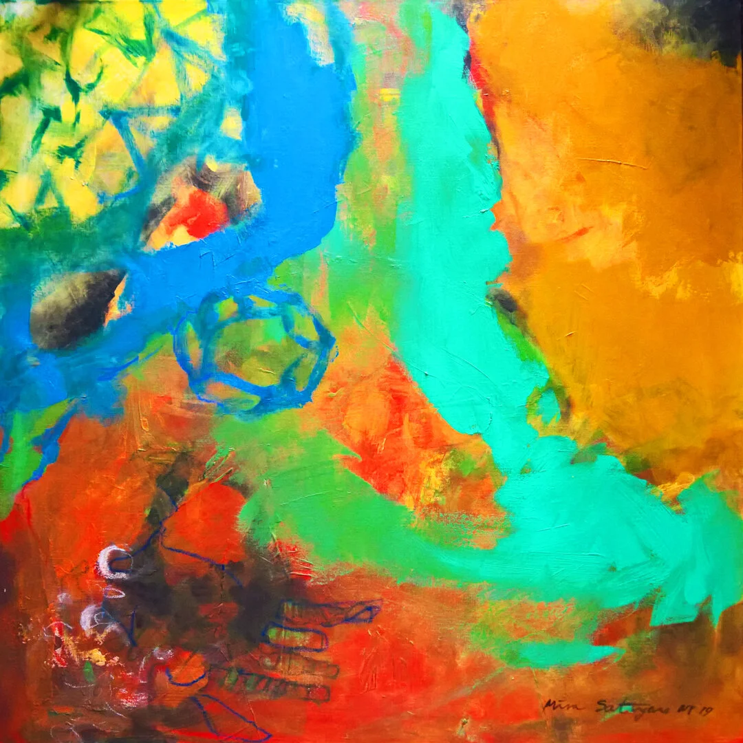 Mira Satryan - 4.Unexpected move, mixd media, 30x30.jpg