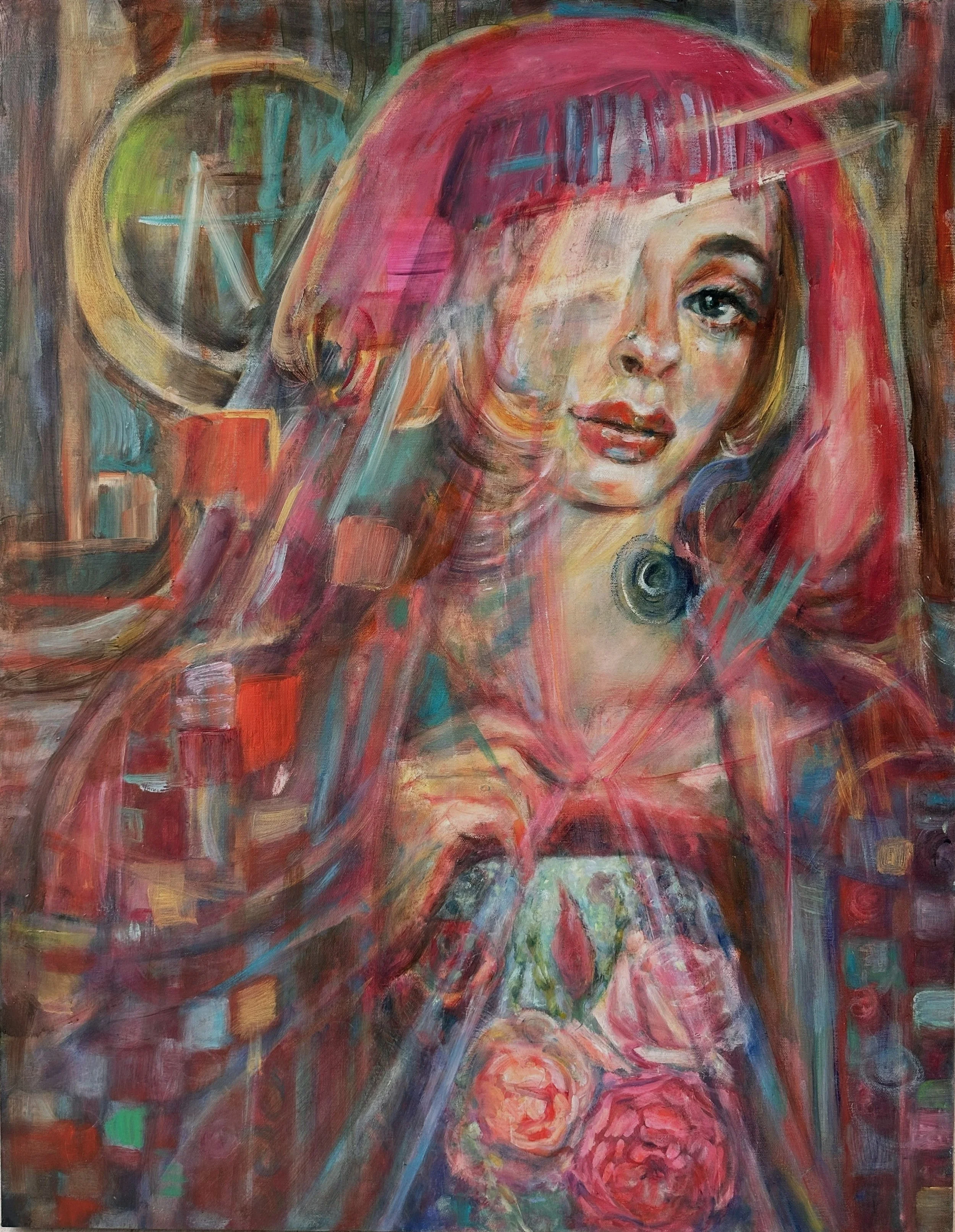 Mary's Labyrinth,Panting Oil on canvas