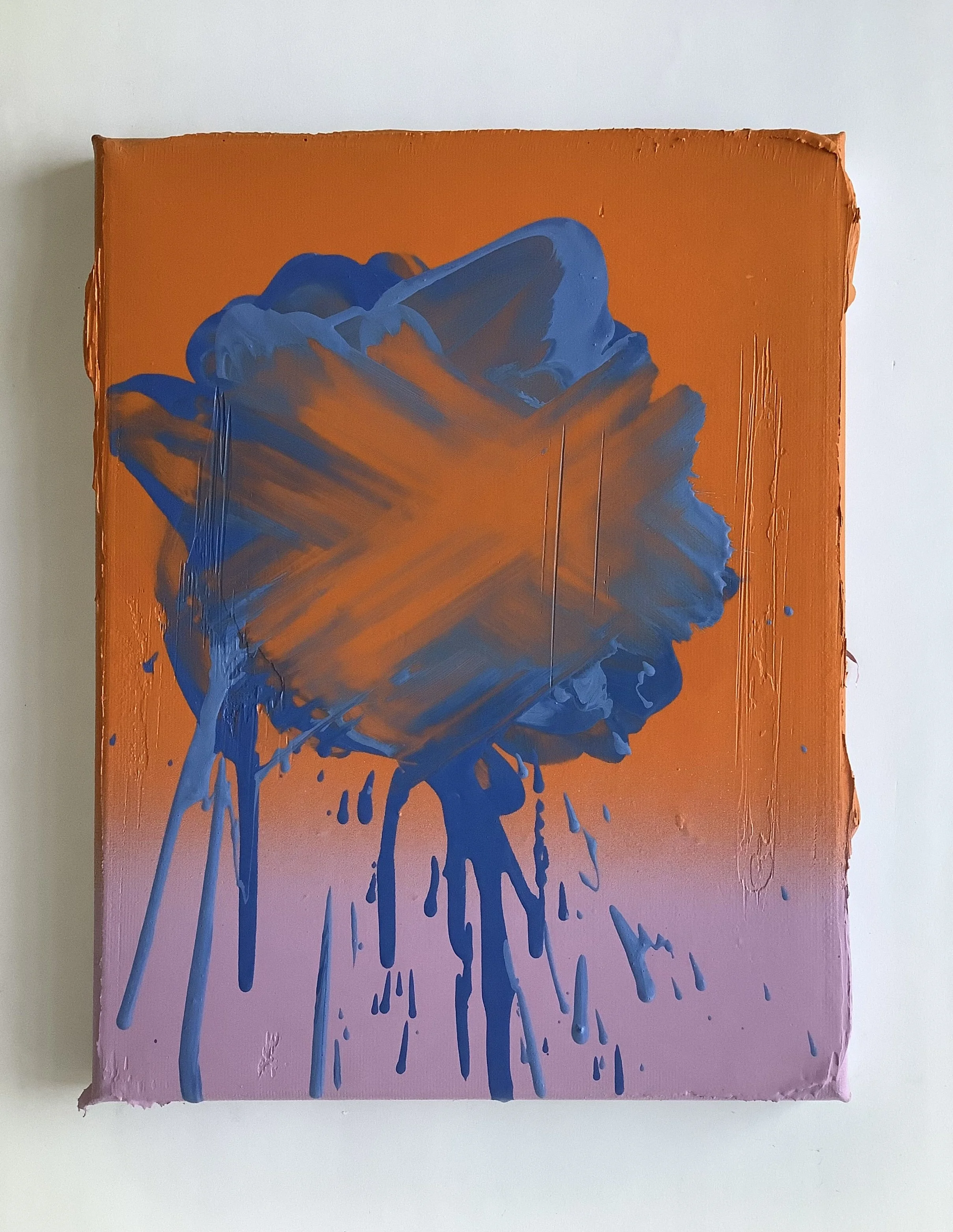 Cadmium Orange, Manganese Violet Light, Cobalt Blue, Kim Wan (Copy)