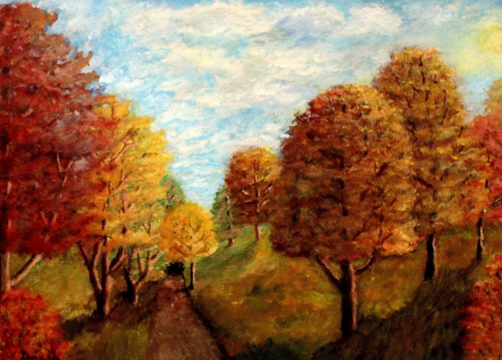 Autumn Scene, Acrylic, 2024