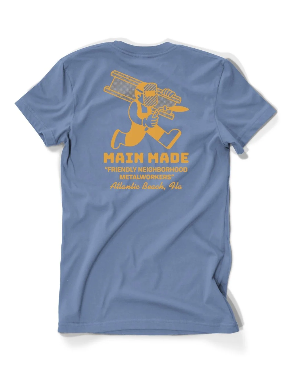 MMS Light Blue Welder Guy T-Shirt