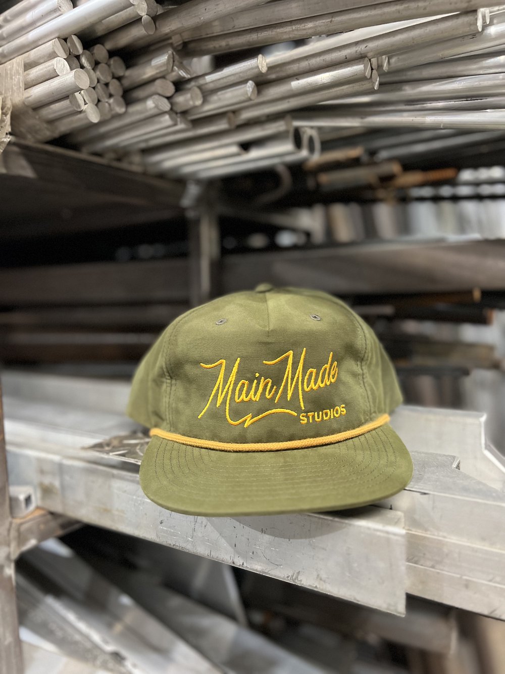 Main Made Studios — MMS Stitched Hat - Khaki