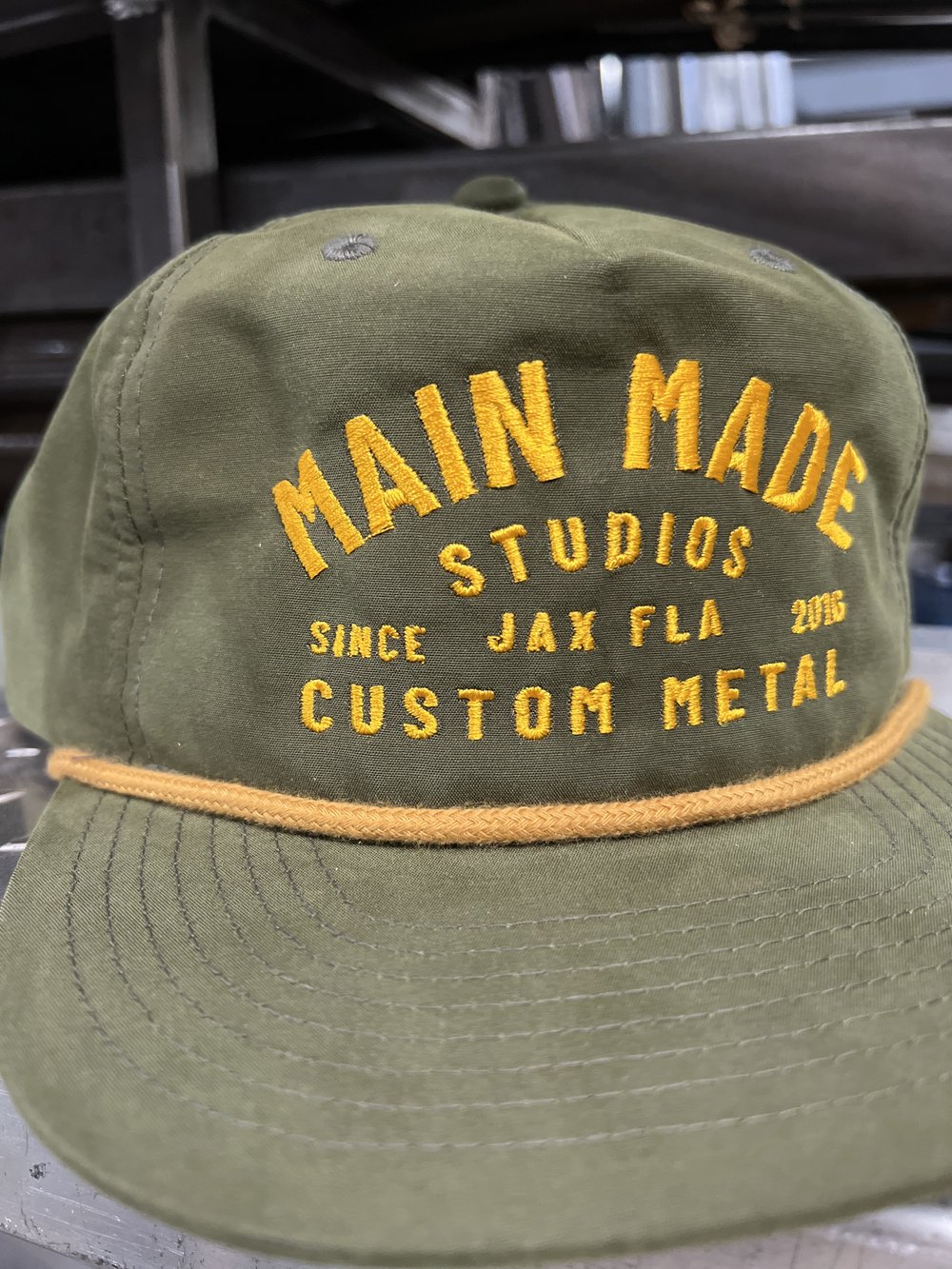 Main Made Studios — MMS Stitched Hat - Khaki