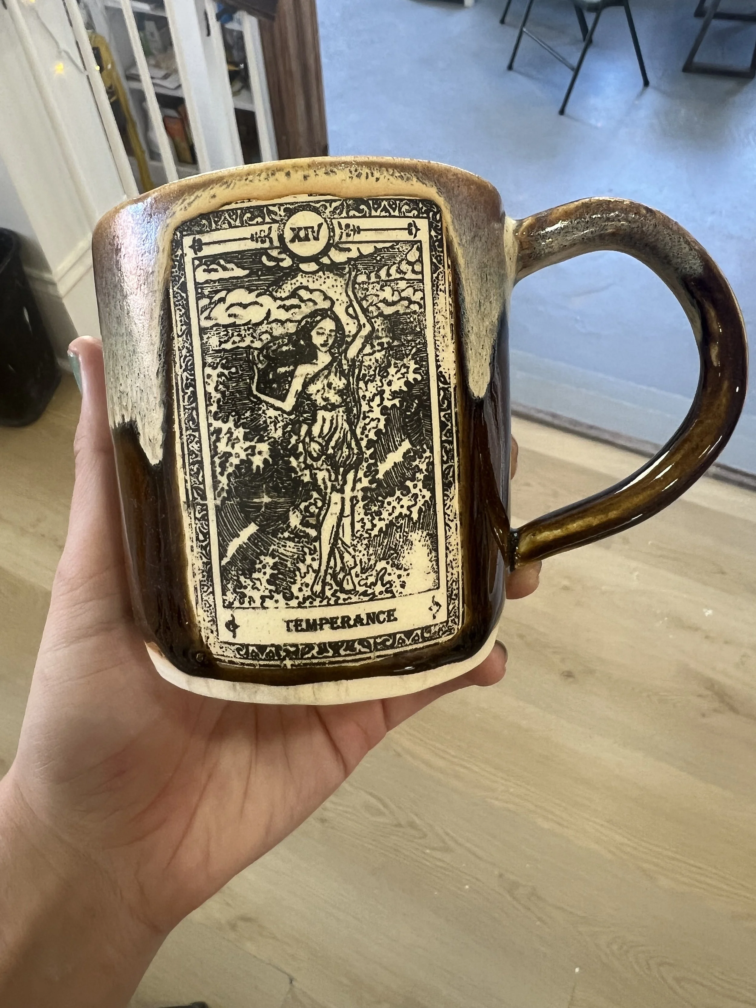 Tarot/Zodiac Slab Mugs with Rachael. Sunday, April 5; 6-8pm (single session)
