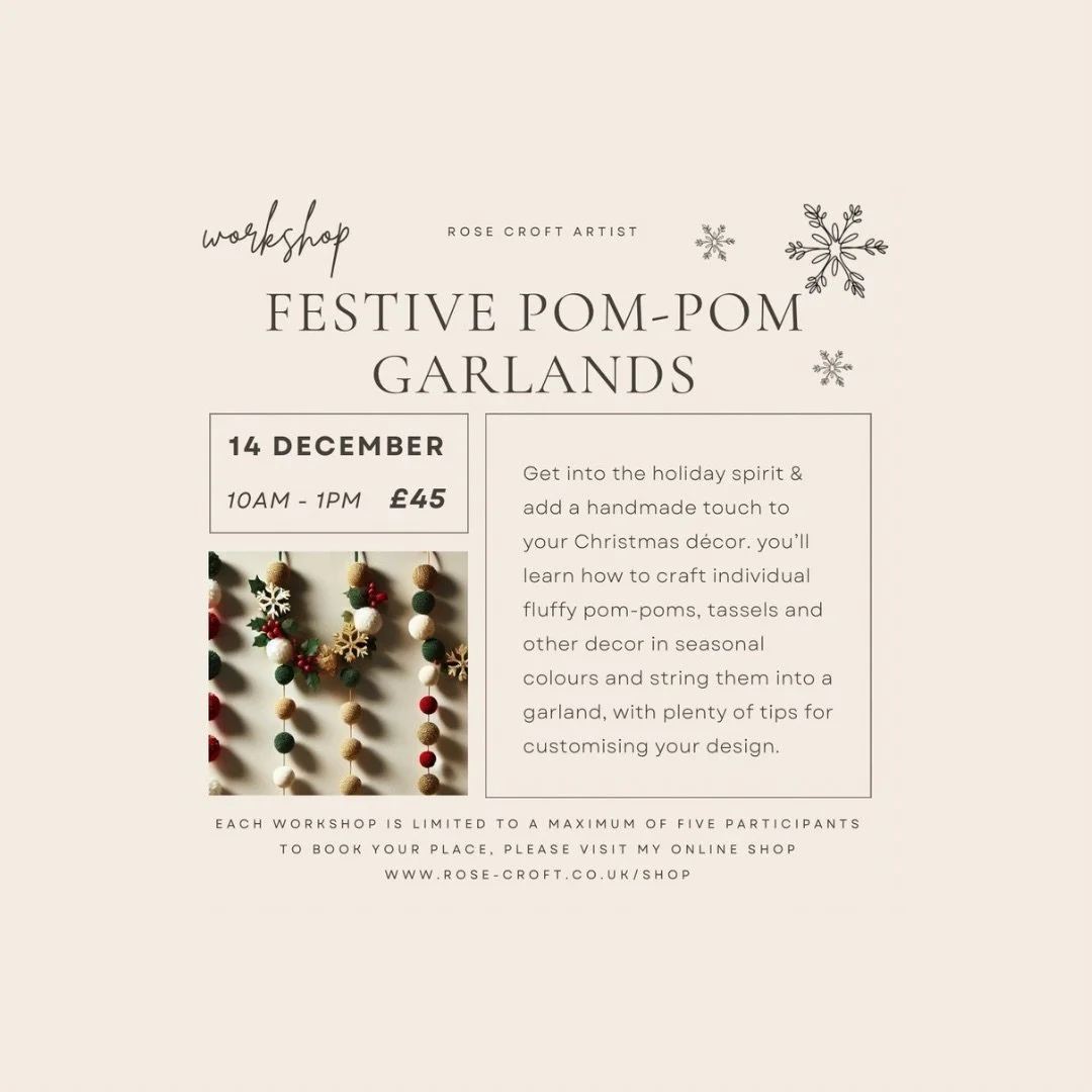 Festive Pom-Pom Garlands