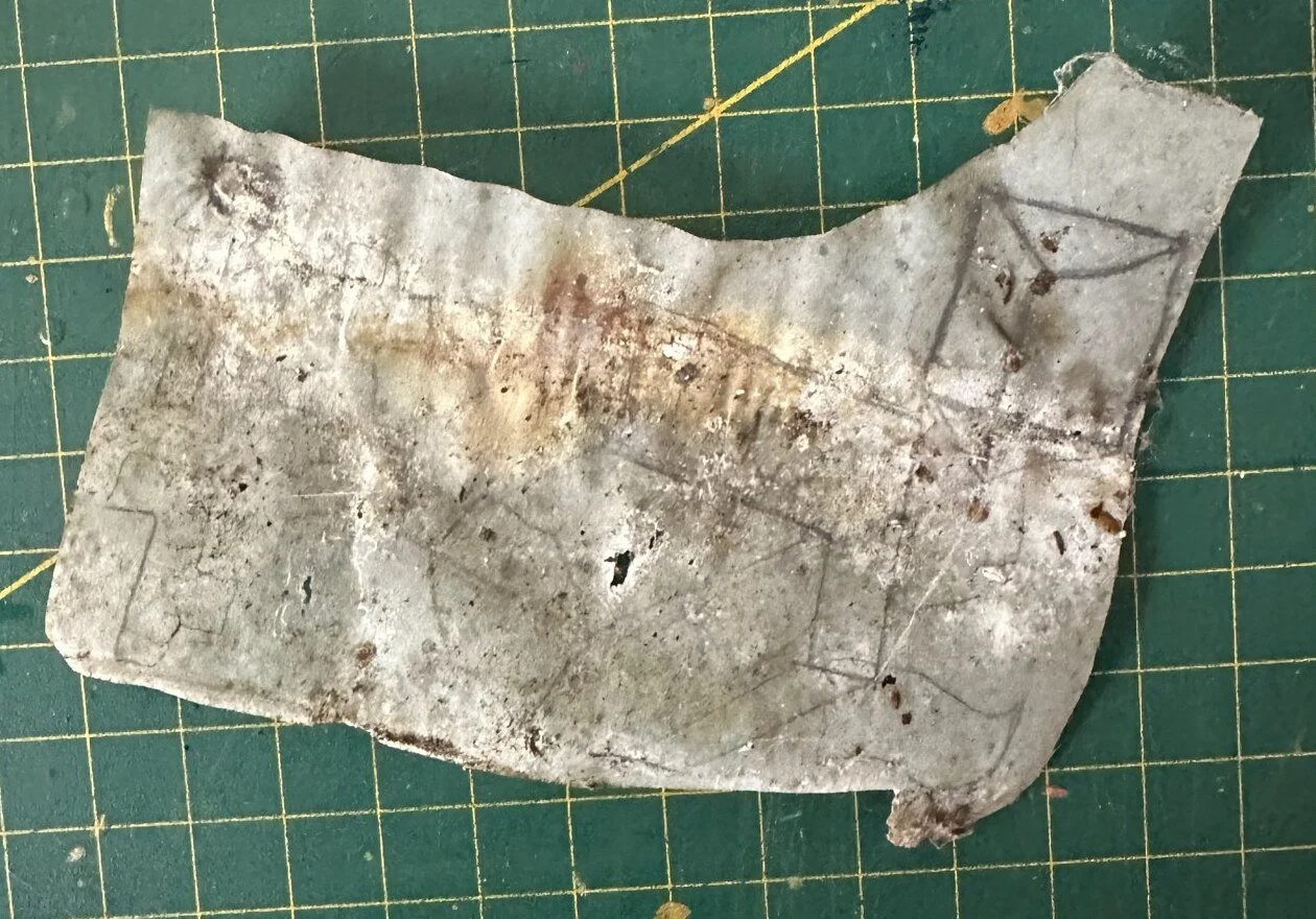 A scrap of someone's maths homework