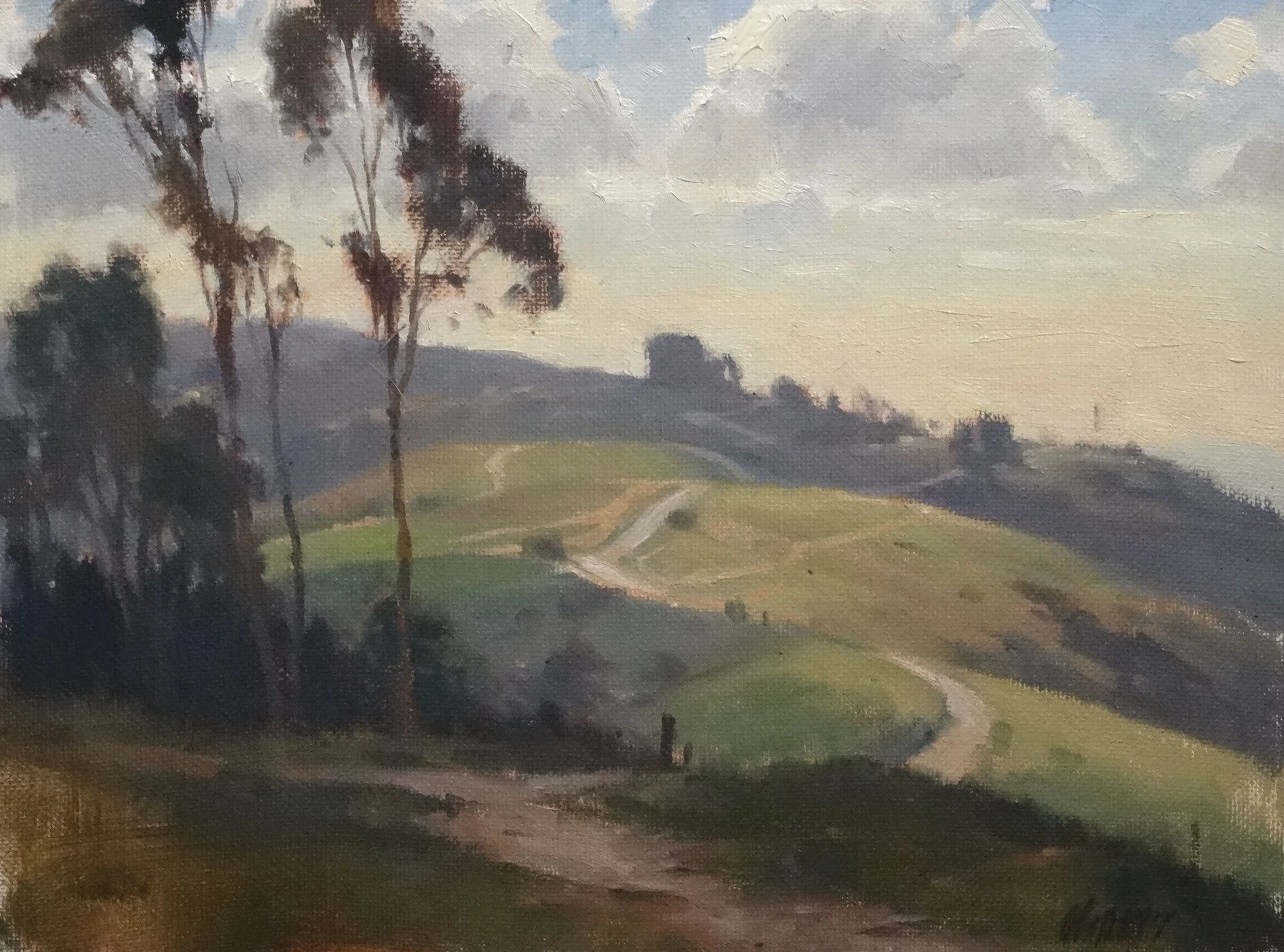 Rolling Sunlight 9"x 12"