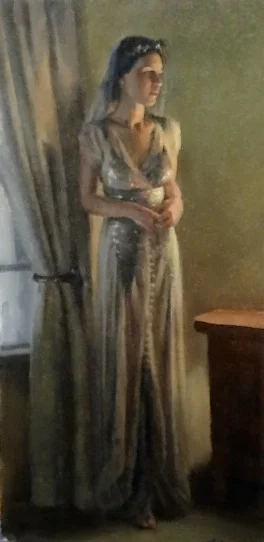 The Young Bride (study) 20"x 10"