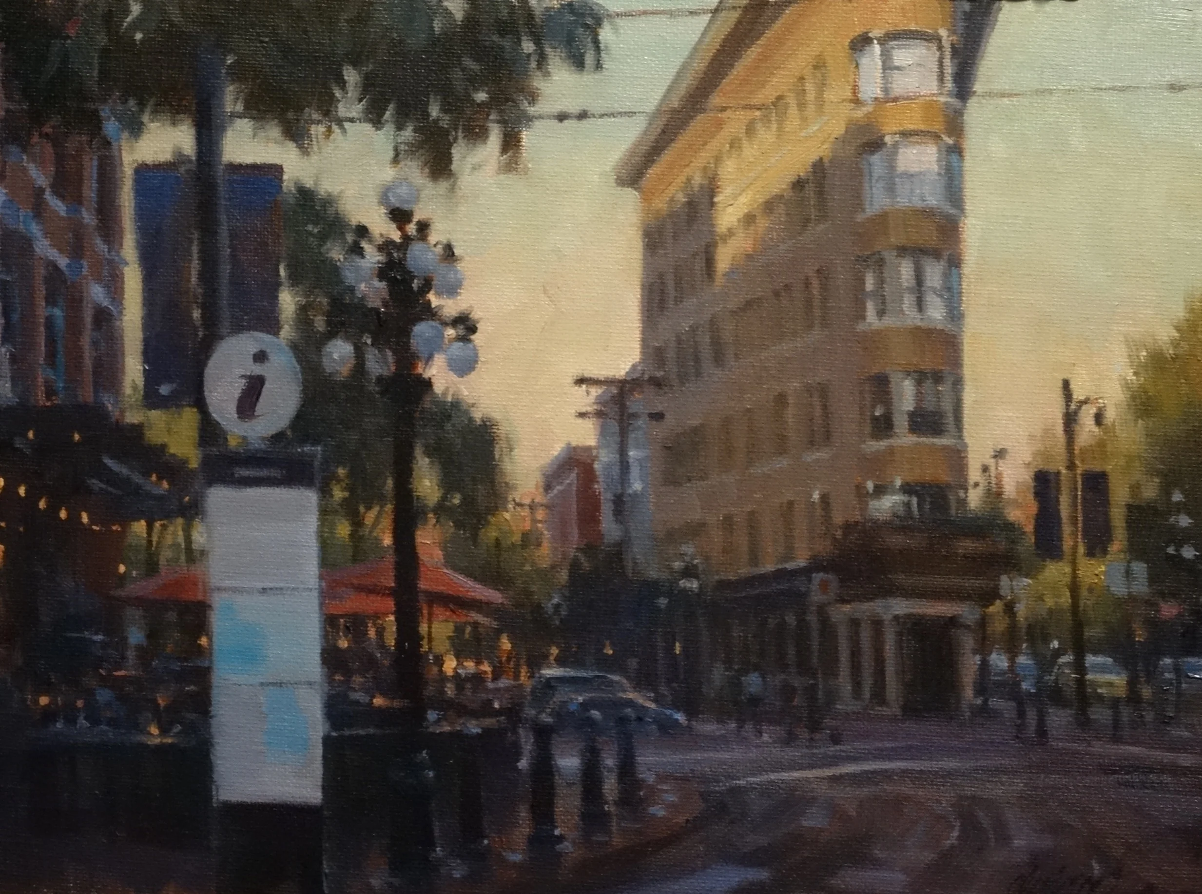 Gastown, Vancouver 9"x 12"