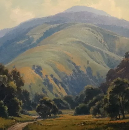 Rising Canyon, Tejon Ranch 20"x 20"