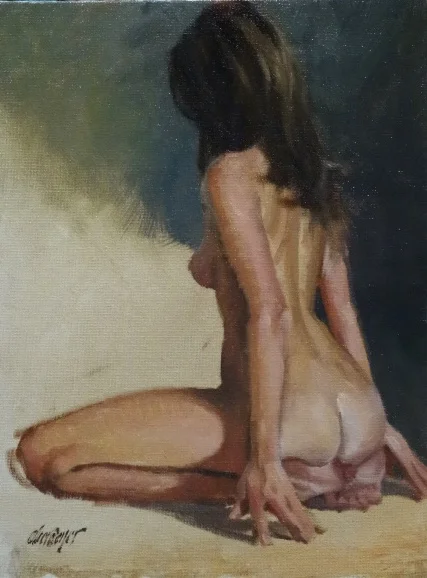 Kneeling 12"x 9"