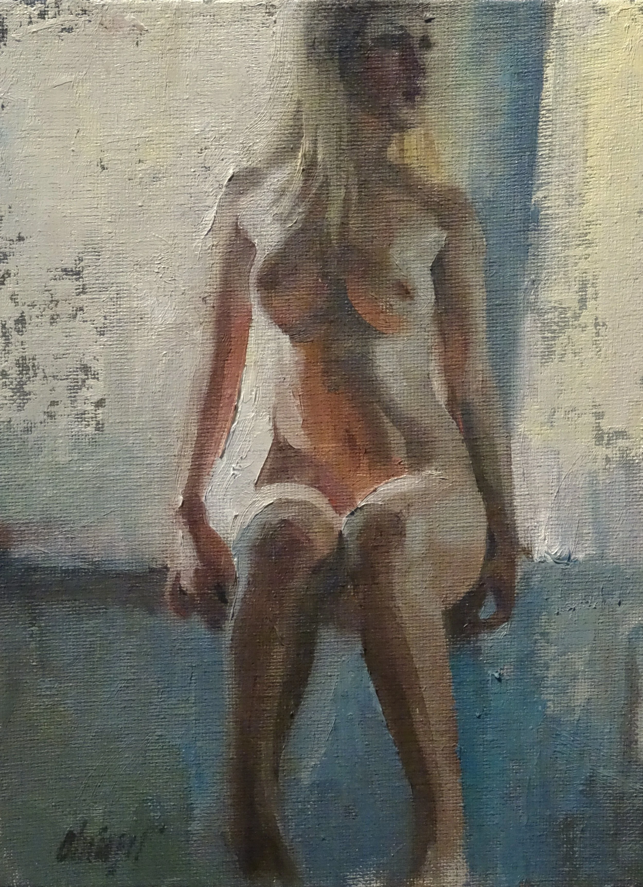 Sitting Pretty - 8”x 6”