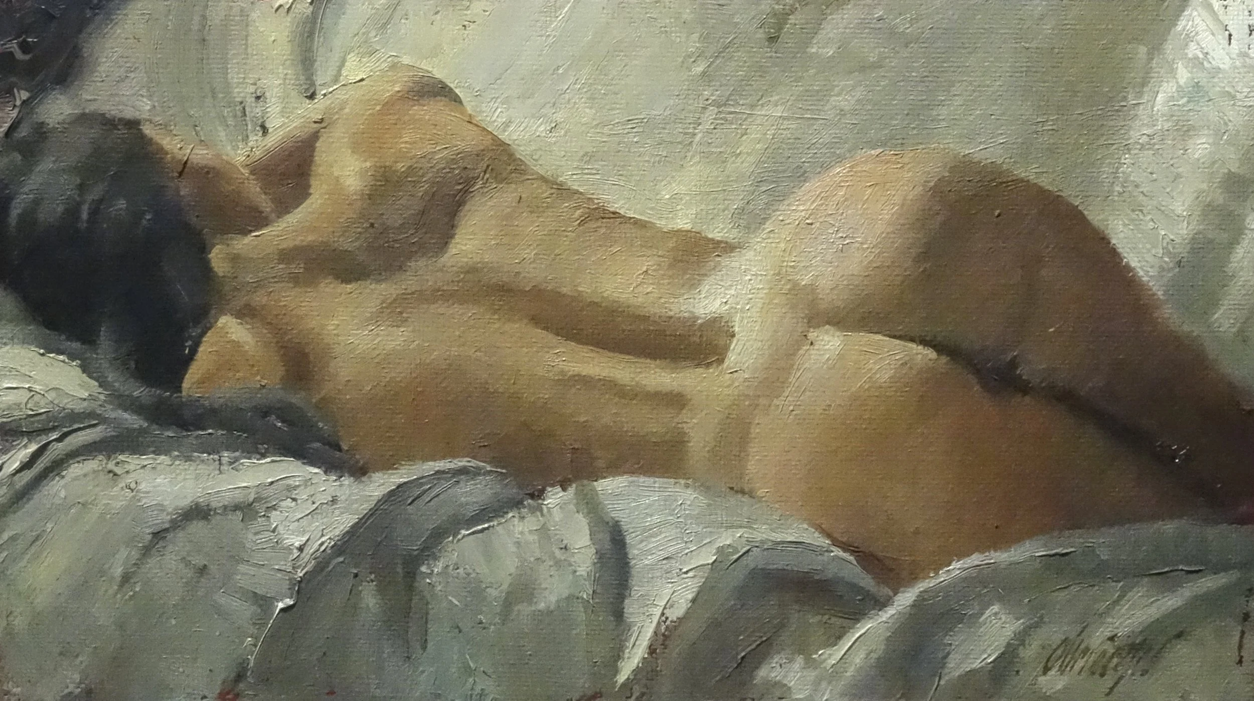 Reclined - 5”x 10”