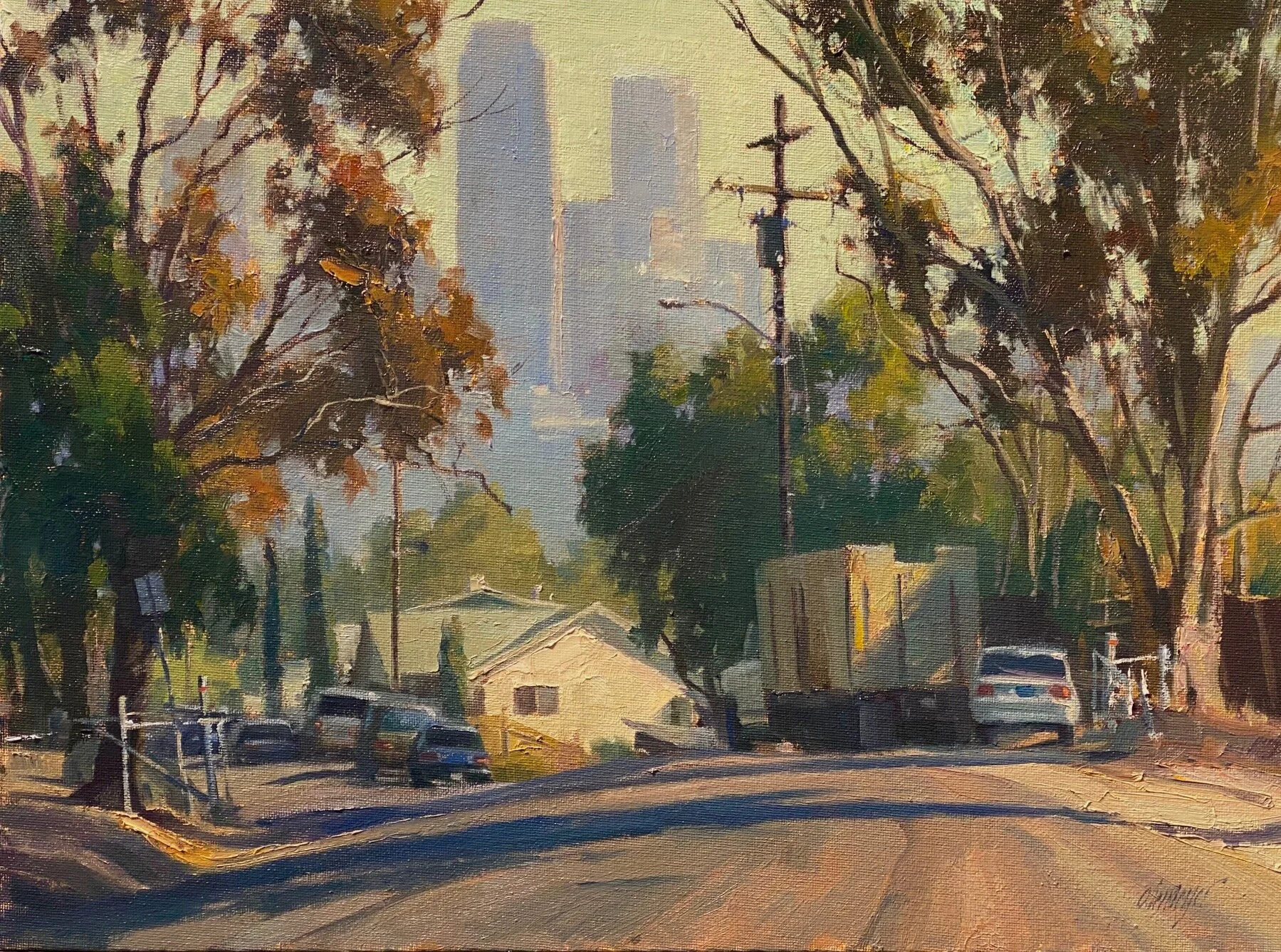 Chavez Ravine - 12”x 16” (available through American Legacy Fine Art)