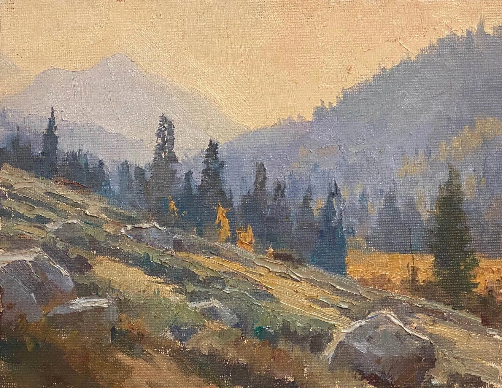 Eastern Sierra Haze - 8”x 10”