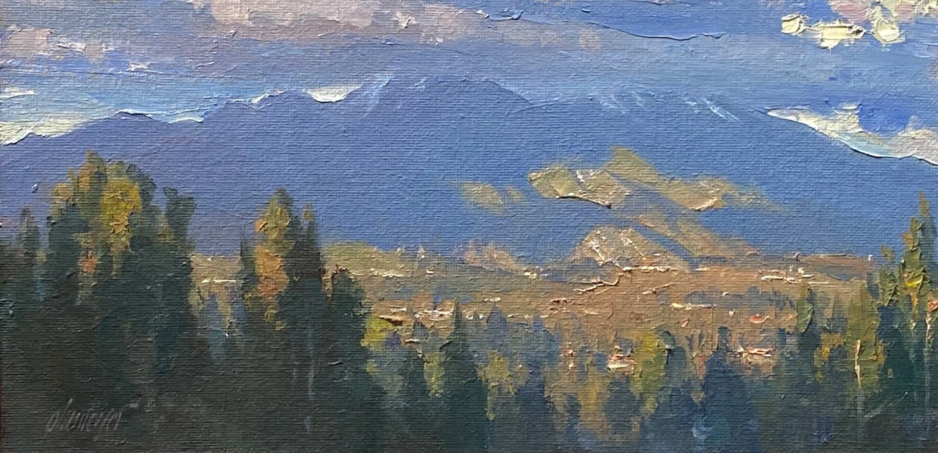 Winter Shadows -  5.5”x 11”