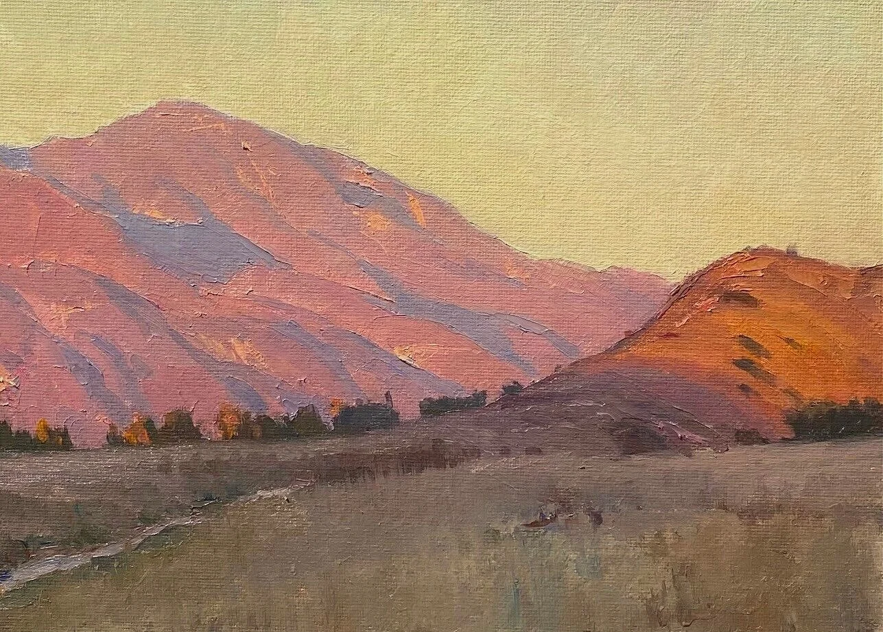 Dusk on the Plano - 8”x 11”