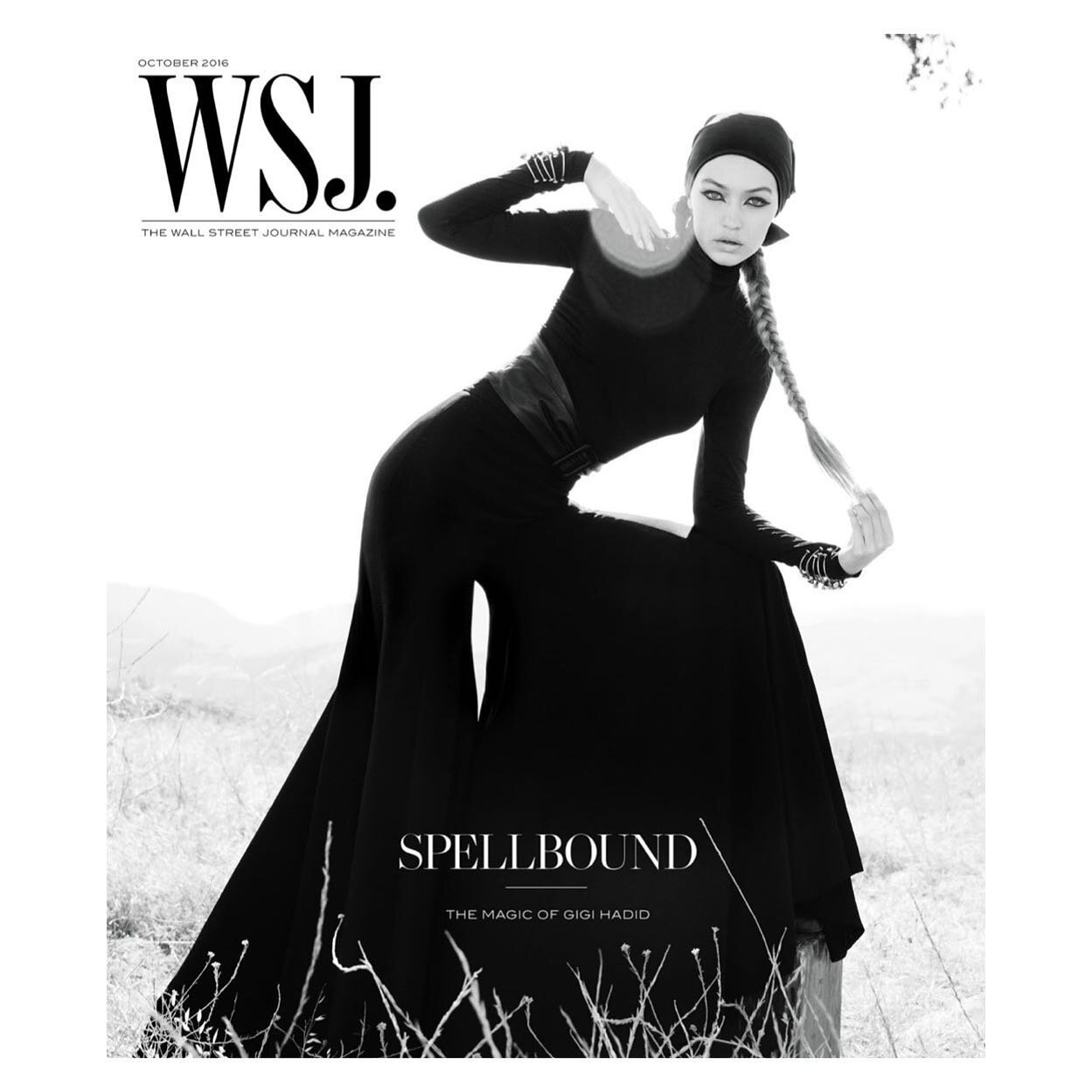 &ldquo;Spellbound&rdquo; WSJ Magazine October 2016 by Inez and Vinoodh 
 
Photographer- @InezandVinoodh
Stylist- @GeorgeCortina
Makeup- @Kabukinyc
Hair- @Ward_S_Official 
Model- @GigiHadid 

Produced by GE Projects