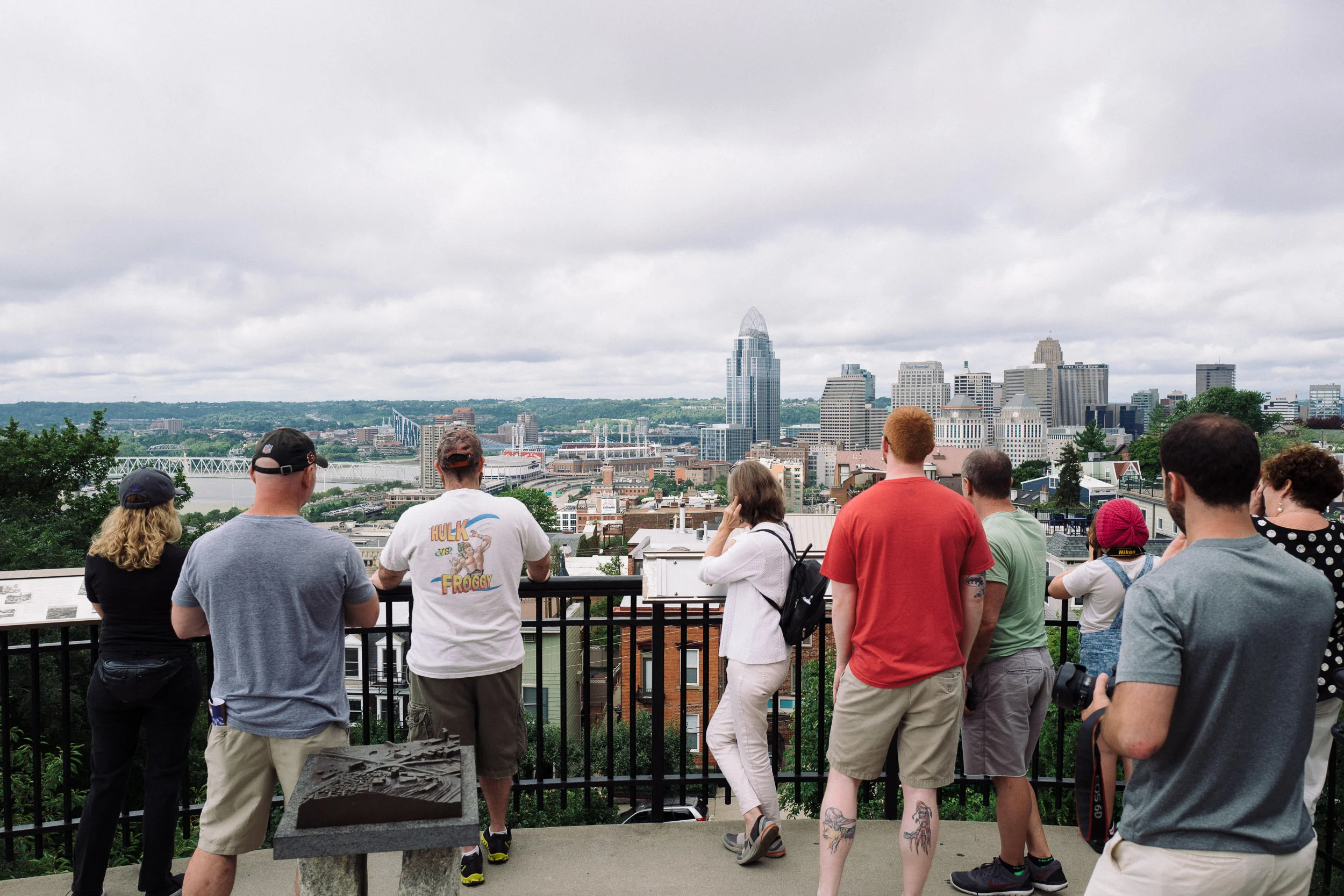 Photowalk in Mt. Adams led by Daniel Becker (second from left) - Photo by Chris Glass
