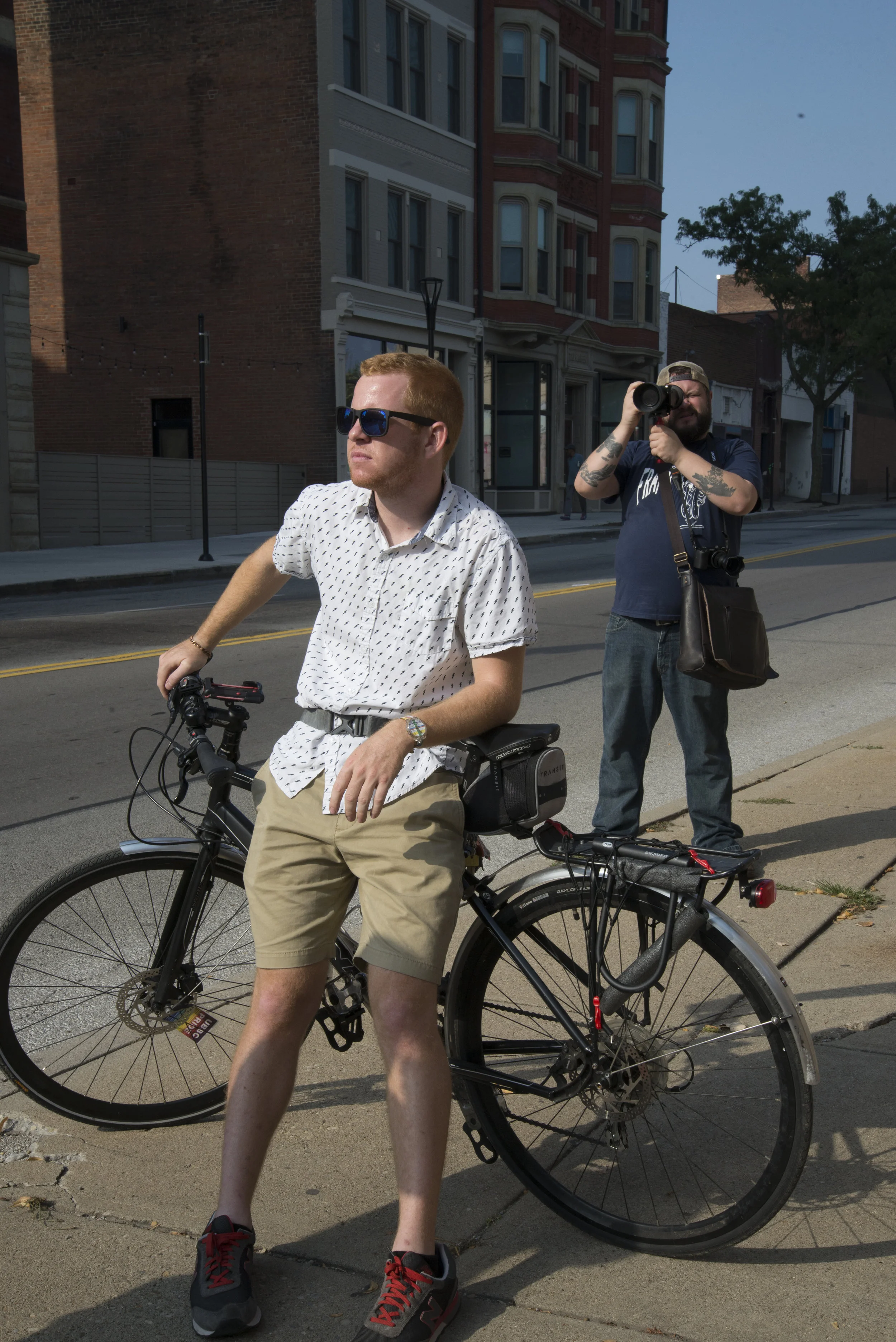 Chris Ashwell on the Walnut Hills Photowalk Photo by Maureen France